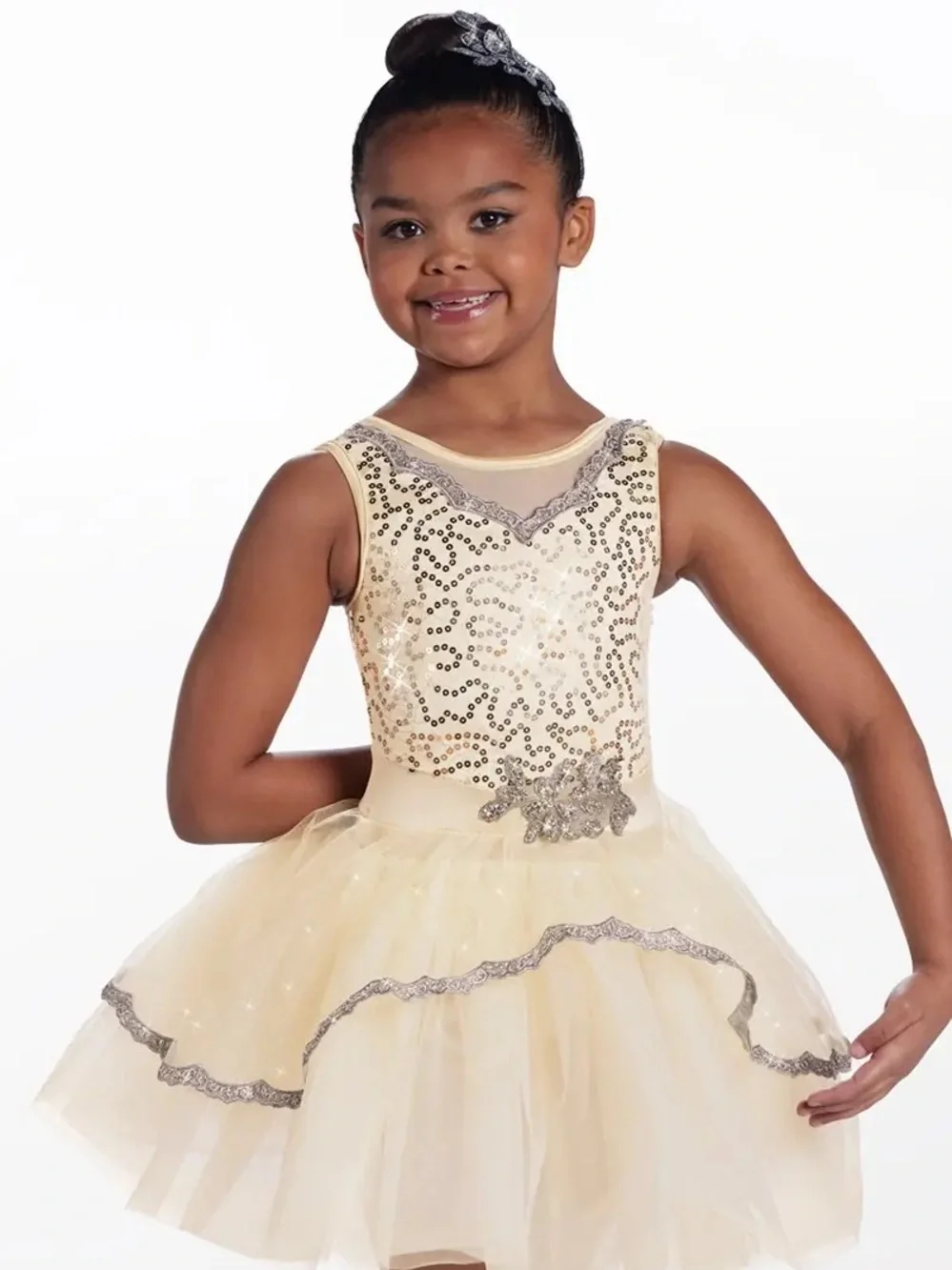 NEW! Weissman Just The Way You Are ballet tutu costume, ivory cream vanilla